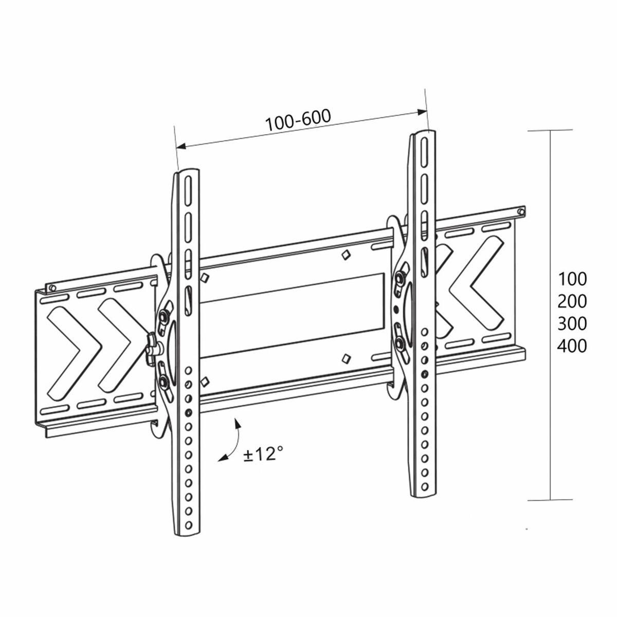 Suporte TV Libox LB-120 32" 85" 55 kg